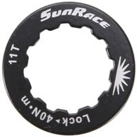 SunRace Lockring alu, black,f.11t.