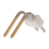 Molex 22122021 Male header, inbouw (standaard) Totaal aantal polen: 2 Rastermaat: 2.54 mm Inhoud: 1 stuk(s) Bag