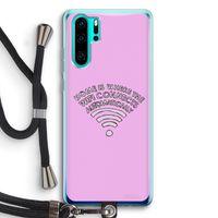Home Is Where The Wifi Is: Huawei P30 Pro Transparant Hoesje met koord