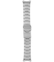 Horlogeband Seiko Seiko-5 / 7S26-0040 / SKX031K2 / 302C1JM-L Staal 22mm