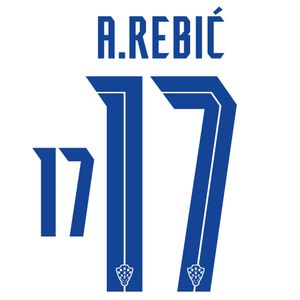 A.Rebić 17 (Officiële Kroatië Bedrukking 2020-2021)