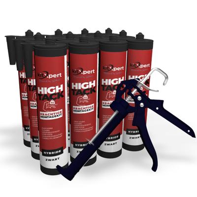 12x KitXpert High Tack - Wit + kitspuit
