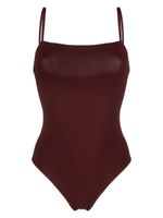 ERES maillot de bain Aquarelle à encolure carrée - Marron