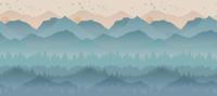 Dutch Wallcoverings Cascading Gardens - Montana - Mural