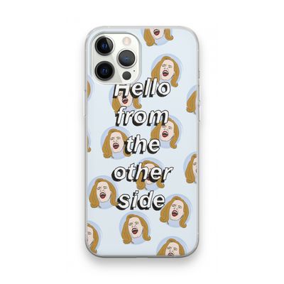 Hello: iPhone 12 Pro Max Transparant Hoesje
