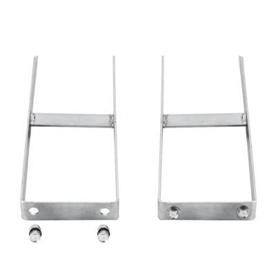 VidaXL Grondpinnen voor hkc schutting 2 st 40 cm staal