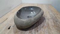 Rivierstenen waskom RVL250306, 52x38x15 cm