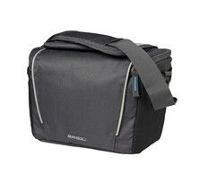 Basil sport design stuurtas - grijze achtertas voor elektrische fiets - db0205a