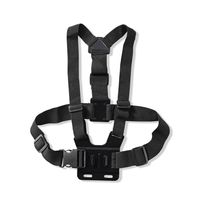 Nedis Action Cam Mount | Borstband | Zwart | 1 stuks - ACMK05 ACMK05 Nedis Action Cam Mount | Borstband | Zwart | 1 stuks - ACMK05 ACMK05