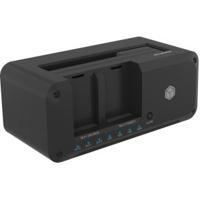 ICY BOX IB-2924MSCL-C31 basisstation voor opslagstations USB 3.2 Gen 2 (3.1 Gen 2) Type-C Zwart