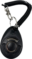 Training clicker hond - Zwart - 6,3 x 4,5 cm