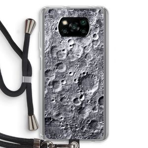 Maanlandschap: Xiaomi Poco X3 NFC Transparant Hoesje met koord