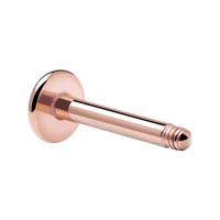 Labret Pin Met roségoud verguld chirurgisch staal Balletjes, staafjes en meer