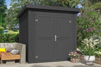 Outdoor Life Products | Tuinhuis Sara 200 x 200 | Gecoat | Carbon Grey - thumbnail