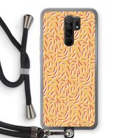 Camouflage: Xiaomi Redmi 9 Transparant Hoesje met koord
