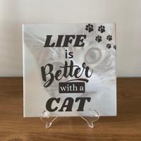 Gepersonaliseerde Tegel - Kat - Pillow Buddies