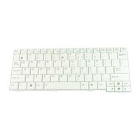 Notebook keyboard for ASUS Eee PC MK90H white - thumbnail
