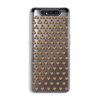Poop emoji: Samsung Galaxy A80 Transparant Hoesje