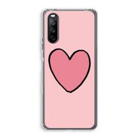 Hartje: Sony Xperia 10 III Transparant Hoesje