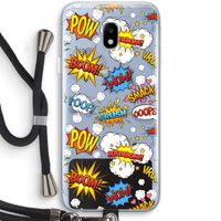 Pow Smack: Samsung Galaxy J3 (2017) Transparant Hoesje met koord