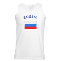 Witte heren tanktop Rusland - thumbnail