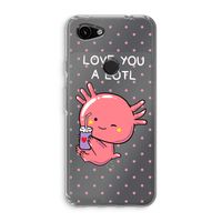 Love You A Lotl: Google Pixel 3a Transparant Hoesje