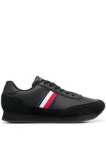 Tommy Hilfiger baskets en cuir - Noir - thumbnail