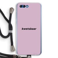 kwetsbaar: Honor 10 Transparant Hoesje met koord
