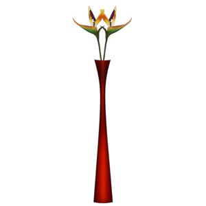 Kunstbloem Strelitzia - 2x - 62 cm - losse tak - kunst zijdebloem - Paradijsvogelplant - decoratie