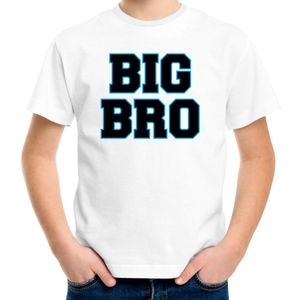 Big bro grote broer cadeau t-shirt wit jongens / kinderen