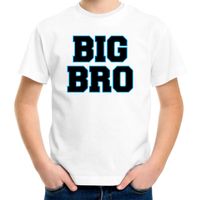 Big bro grote broer cadeau t-shirt wit jongens / kinderen - thumbnail