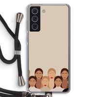 Girls girls girls: Samsung Galaxy S21 FE Transparant Hoesje met koord