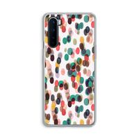 Tropical Dots: OnePlus Nord Transparant Hoesje