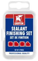 Griffon Sealant afstrijkset voor kitvoegen - 4st