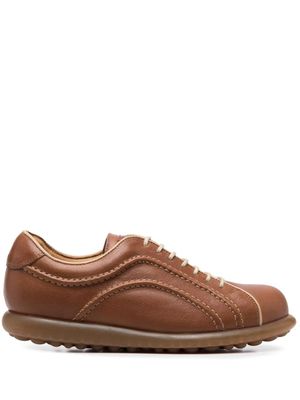Camper chaussures nervurées à lacets - Marron