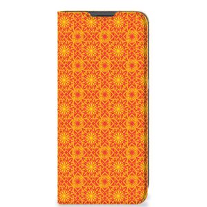 OnePlus 10 Pro Hoesje met Magneet Batik Oranje