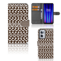 OnePlus Nord CE 2 Telefoon Hoesje Aztec Brown