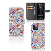Apple iPhone 12 Pro Max Bookcase Tiles Color - thumbnail