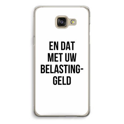 Belastinggeld: Samsung Galaxy A5 (2016) Transparant Hoesje