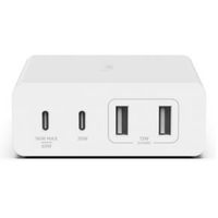 Belkin netlader 108W 4-Port GaN. 2xUSB-C 2xUSB-A WCH010vfWH - thumbnail