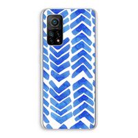 Blauwe pijlen: Xiaomi Mi 10T 5G Transparant Hoesje
