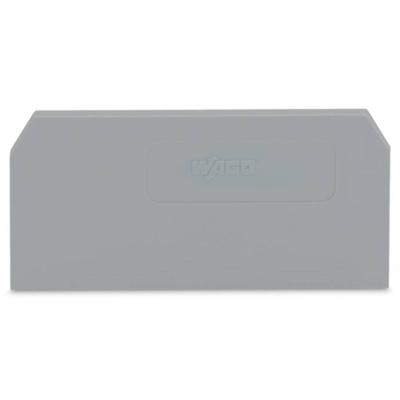 WAGO 279-325 Afsluit- en scheidingsplaat Grijs 100 stuk(s)