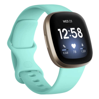 Bandje geschikt voor Fitbit Sense - Maat S - Polsband - Horlogebandje - Siliconen - Blauw