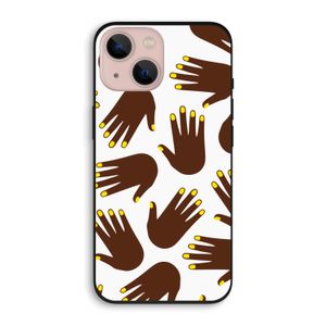 Hands dark: iPhone 13 Biologisch afbreekbaar hoesje