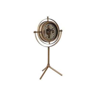Tafelklok Home ESPRIT Gouden Metaal Kristal 36 X 24 X 66,5 cm
