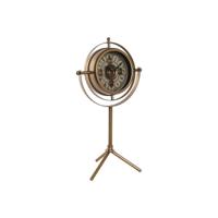 Tafelklok Home ESPRIT Gouden Metaal Kristal 36 X 24 X 66,5 cm