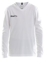 Craft 1906886 Squad Solid Jersey LS JR - White - 134/140