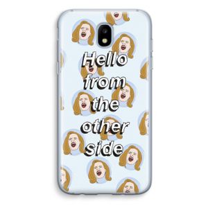 Hello: Samsung Galaxy J5 (2017) Transparant Hoesje