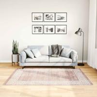 VidaXL Vloerkleed wasbaar anti-slip 120x180 cm beige VidaXL Vloerkleed wasbaar anti-slip 120x180 cm beige