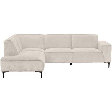 Hoekbank Romy links - stof Egon - beige - Leen Bakker